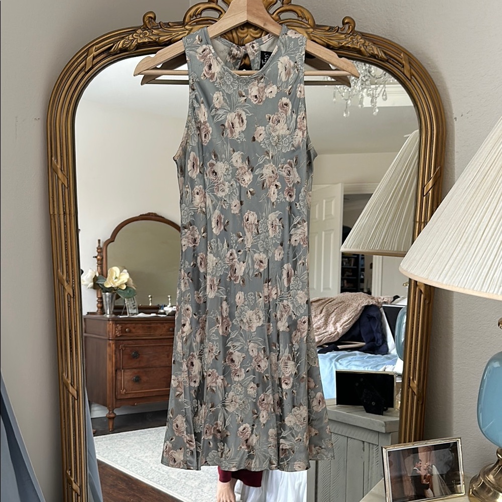 1990’s satin floral dress
